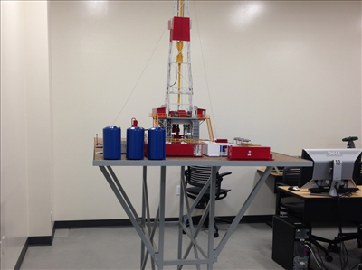 model drill rig aims college 27